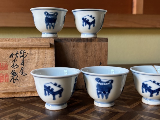 三浦竹泉の煎茶器を杉並区善福寺の店頭にお持込みくださり、買取しました。